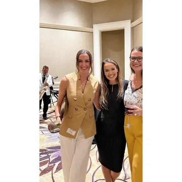 VERONICA BEARD Camel Tan Amika Vest Linen Blend Double Breasted Vest Size 10 - Picture 16 of 16